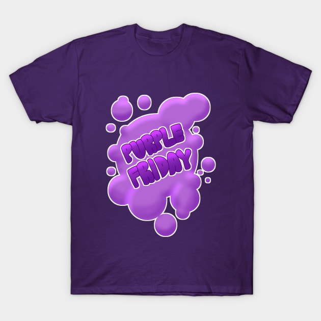 Purple Friday T-Shirt by CandyAbbie101